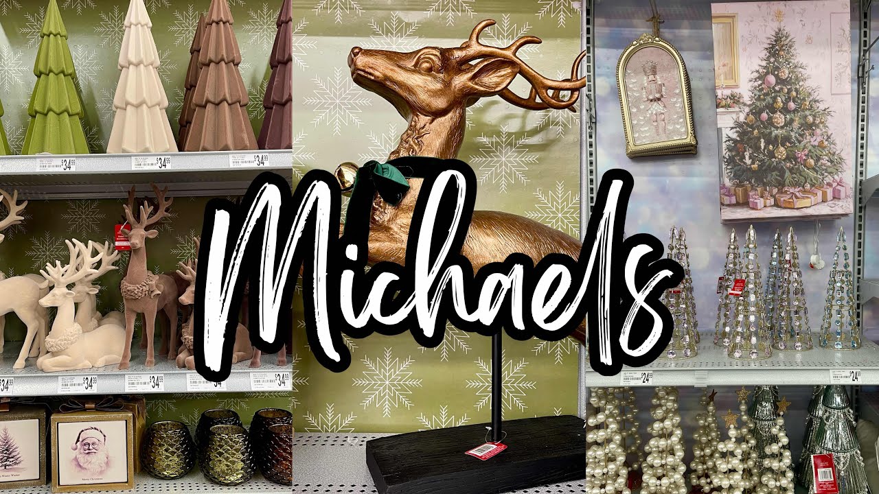 РОЖДЕСТВЕНСКИЙ ДОМАШНИЙ ДЕКОР ОТ MICHAELS 2025 &bull; ПОКУПАЙТЕ СО МНОЙ &bull; НОВЫЙ ПРАЗДНИЧНЫЙ ДЕКОР