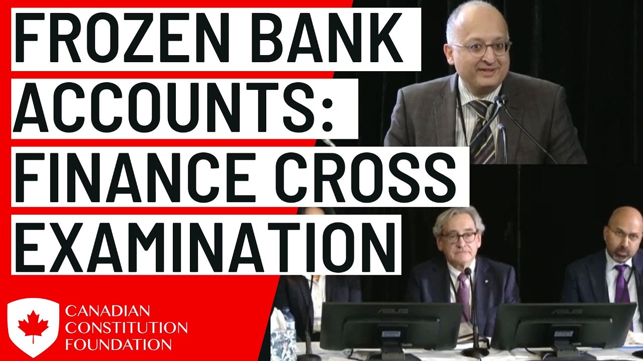 Cross Examination about Frozen Bank Accounts - POEC - Department of Finance Panel