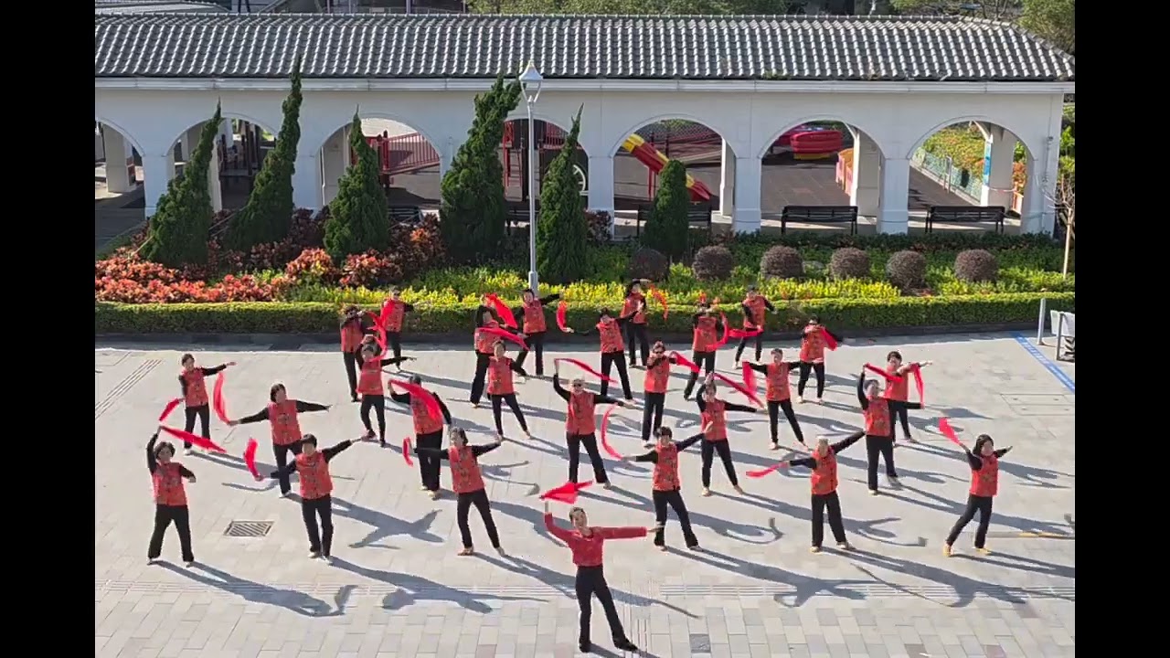 西環明珠隊.芳心舞隊合并跳迪迪老師[幸福红]
