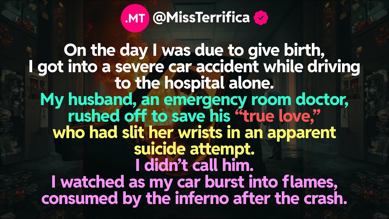 On the day I was due to give birth, I got into a severe car accident while driving to...
