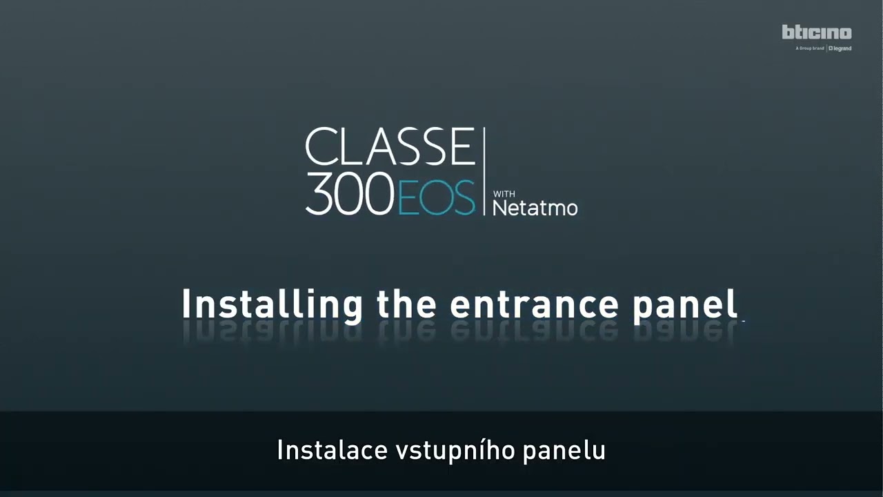 Classe 300EOS - inštalácia a konfigurácia