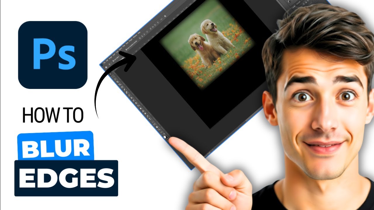 Как размыть края изображения в Photoshop (простой способ) (Новый метод 2026)