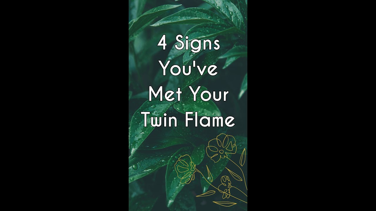 4 Signs You've Met Your Twin Flame #shorts