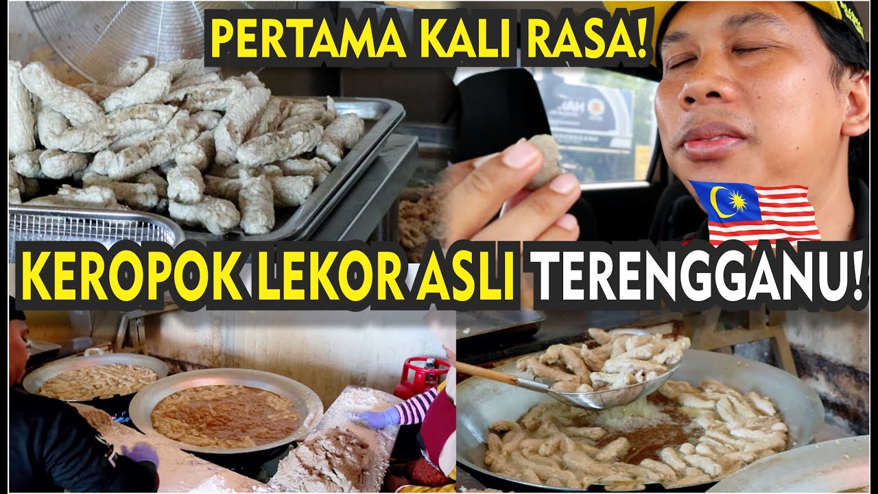DARI KELANTAN SINGGAH TERENGGANU! PERTAMA KALI CUBA KEROPOK LEKOR ASLI SSAJE