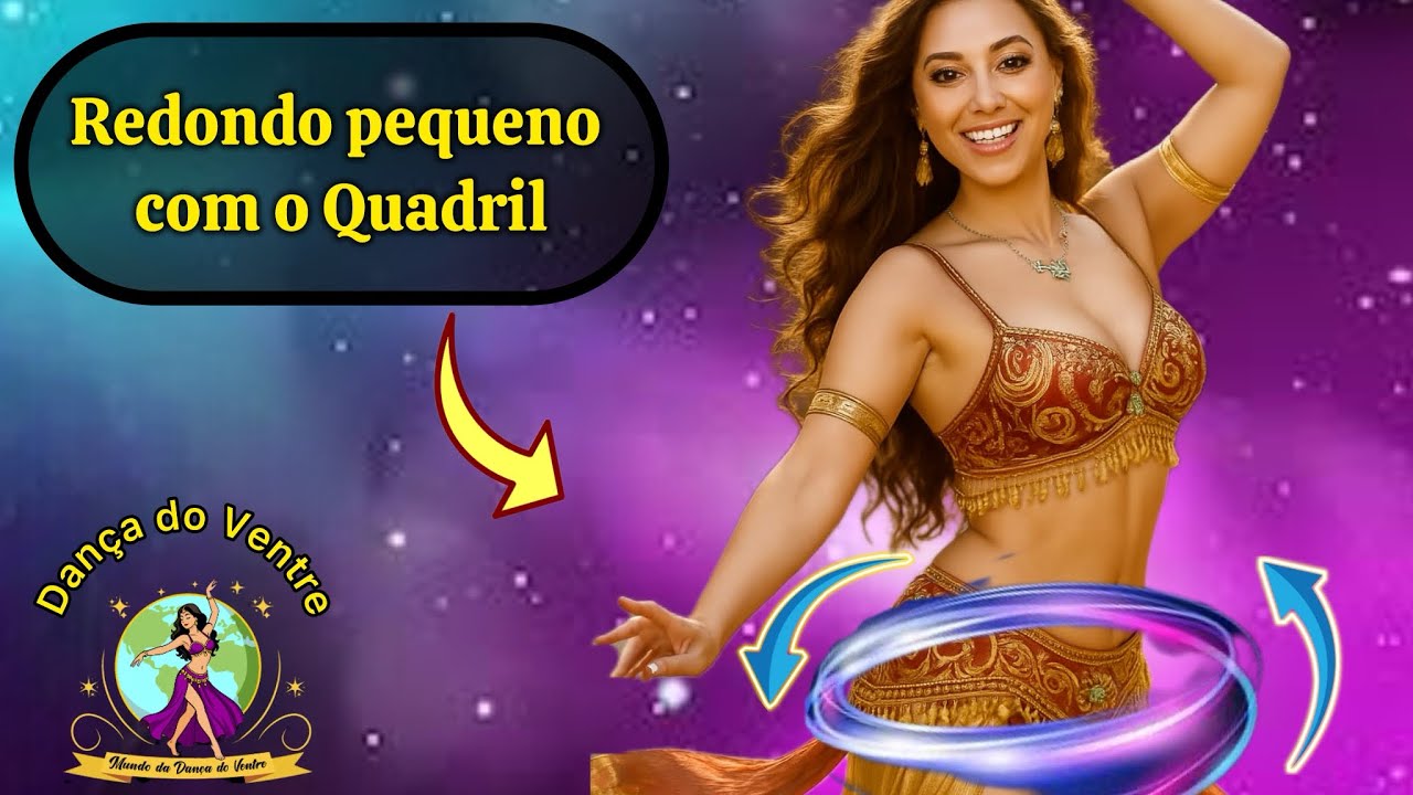 Redondo Pequeno de Quadril – passo a passo fácil na Dança do Ventre