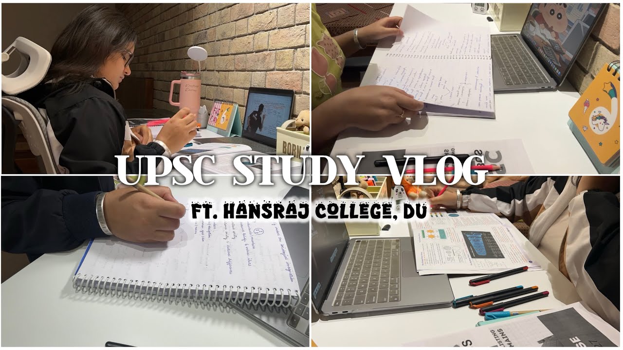 A Day in My Life 🍀 | Hansraj College DU Student Preparing for UPSC | UPSC study vlog 🦋 | Productive 