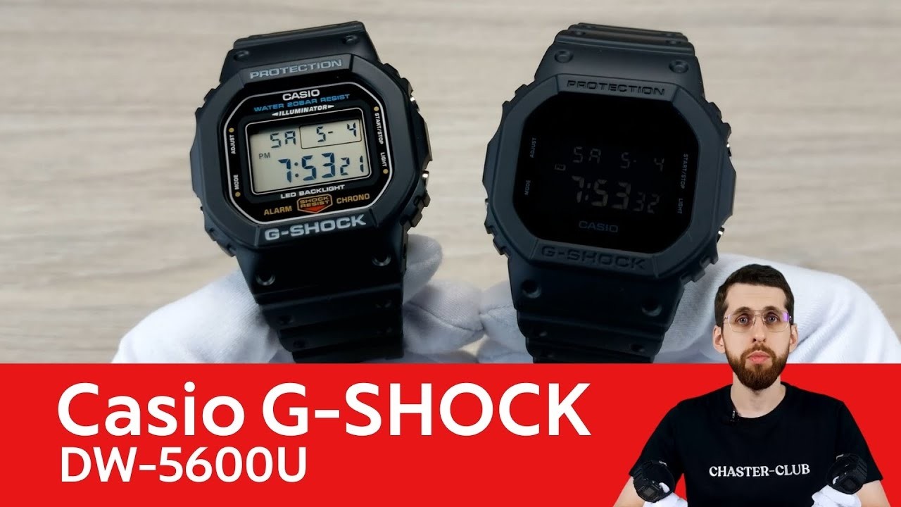 Una Extraña Actualización de una Leyenda / Casio DW-5600UE-1E y Casio DW-5600UBB-1E