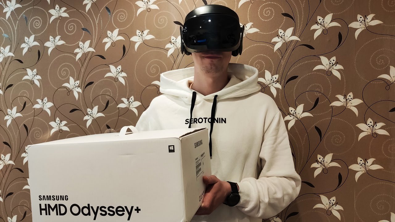 ШЛЕМ ВР Samsung HDM Odyssey plus. Распаковка, установка, первое впечатление. Лучший WMR ШЛЕМ!