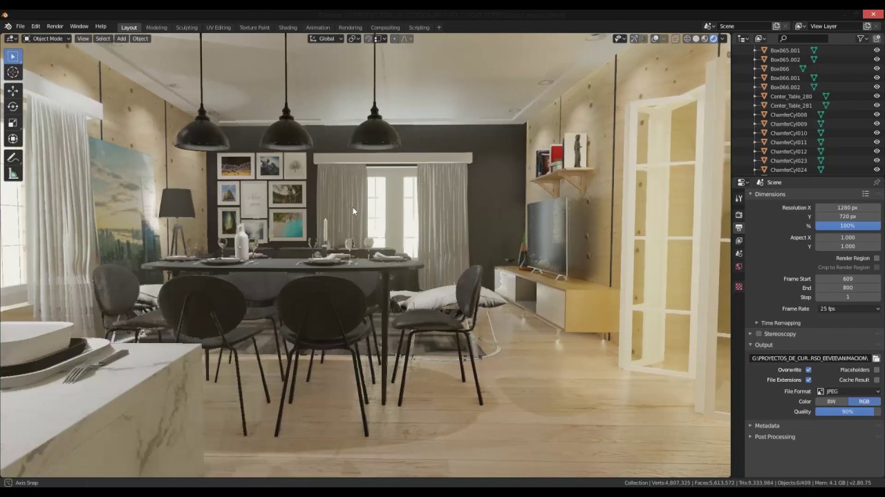 Blender + Eeevee CREANDO ANIMACIONES DE CAMARA