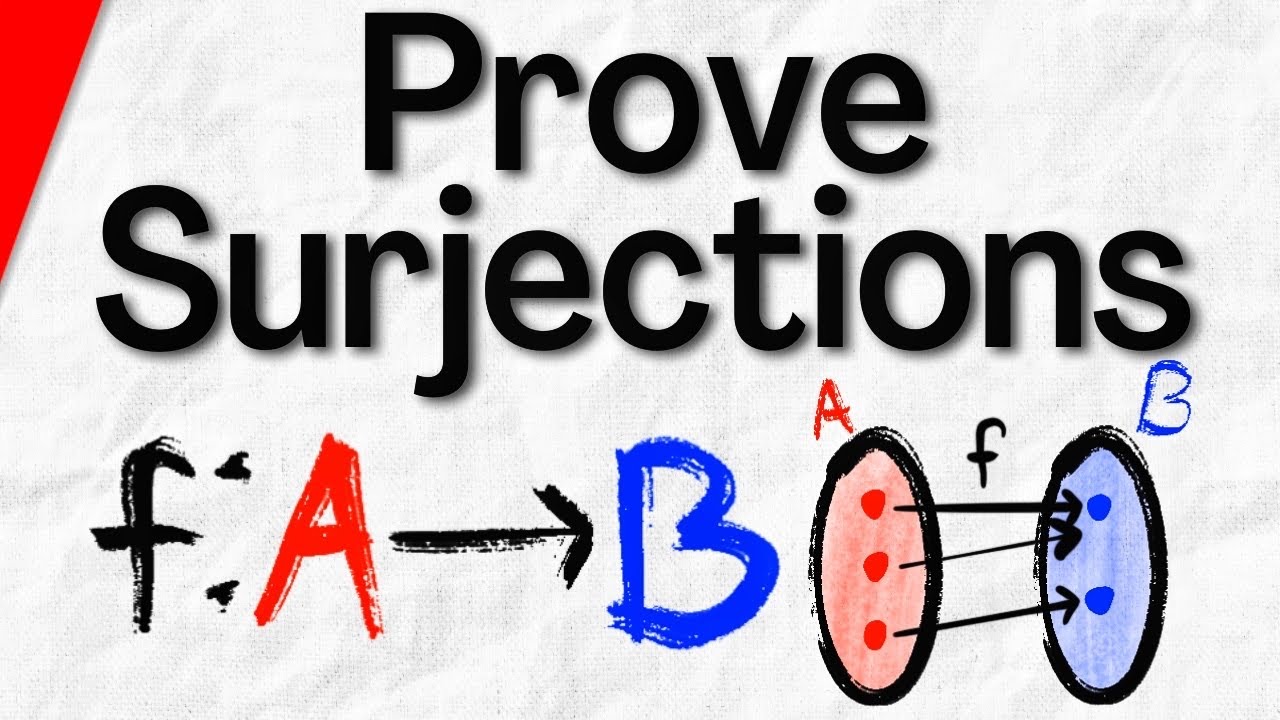 How to Prove a Function is Surjective | Logic and Proofs