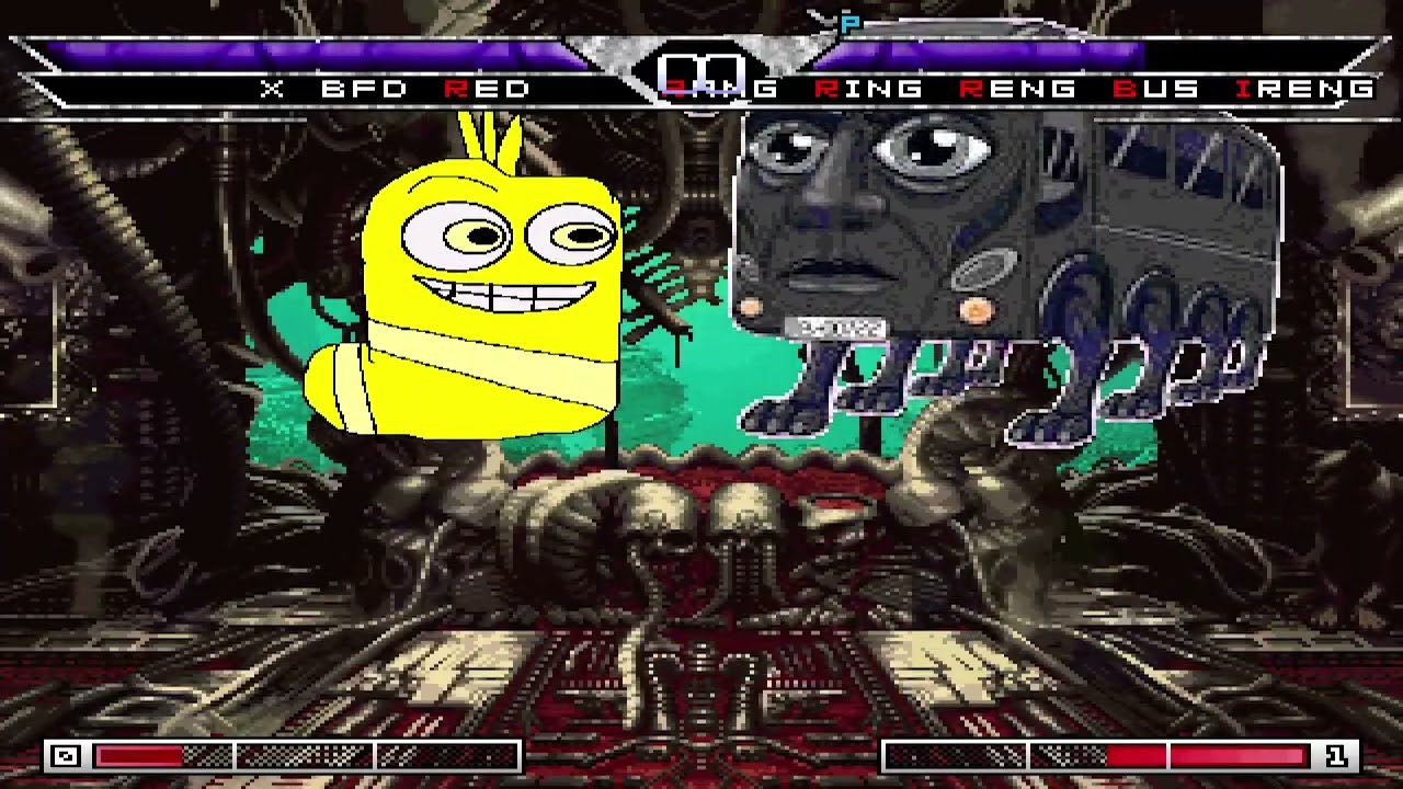 KOF MUGEN X Bfd Red Larva vs Rang Ring Reng Bus Ireng