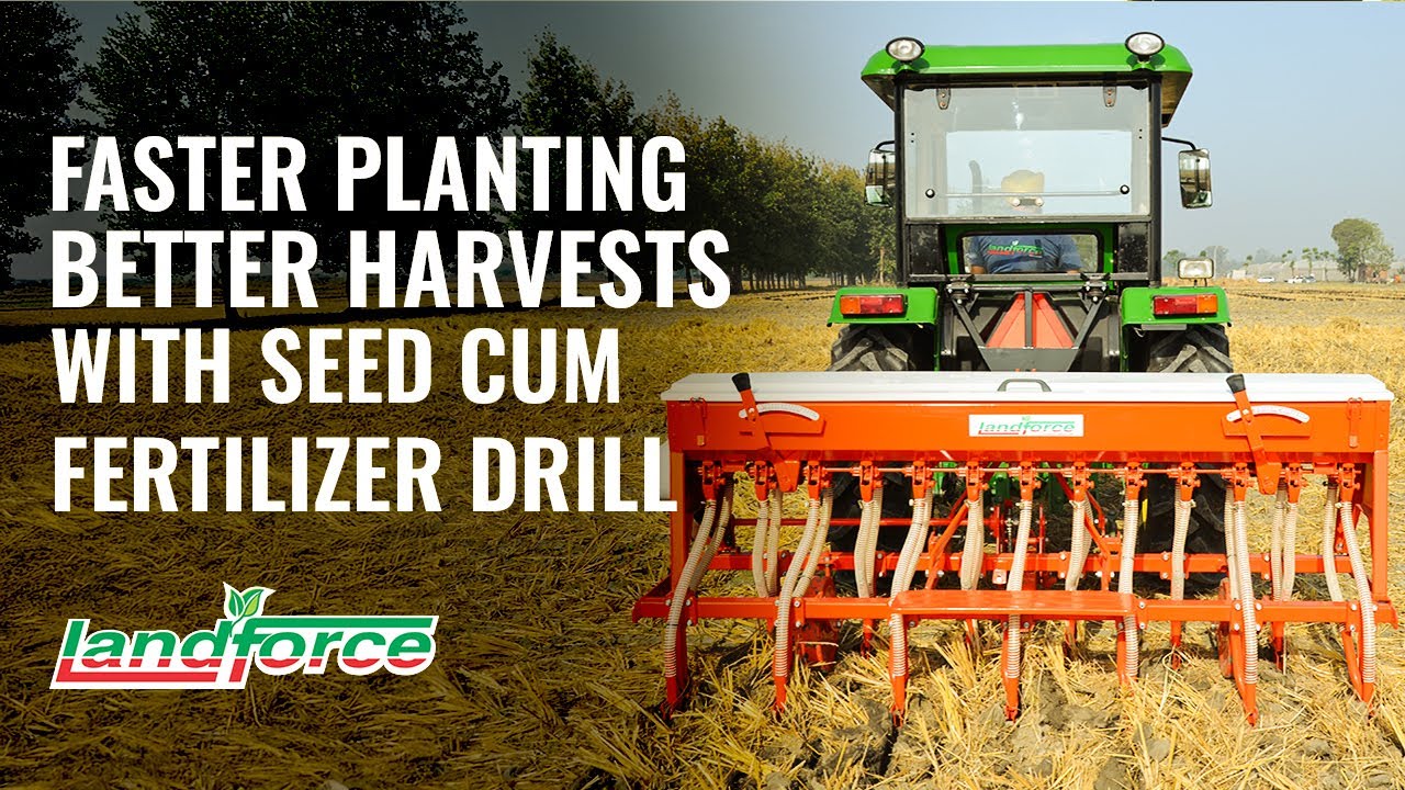 Seed Cum Fertilizer Drill (Deluxe Model)