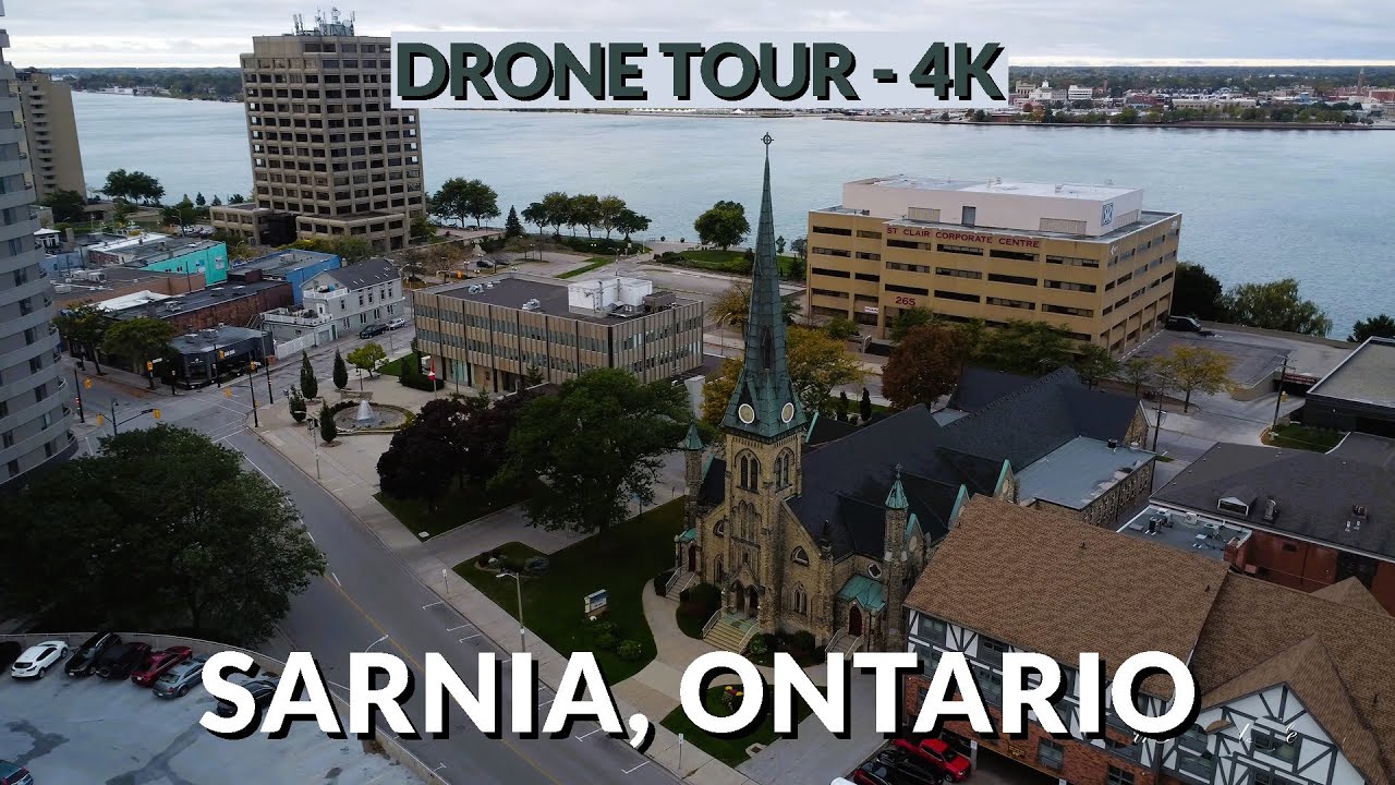 🌅 4K Drone Tour of Sarnia, Ontario 🇨🇦 | Aerial Views with DJI Mini 2 🚁