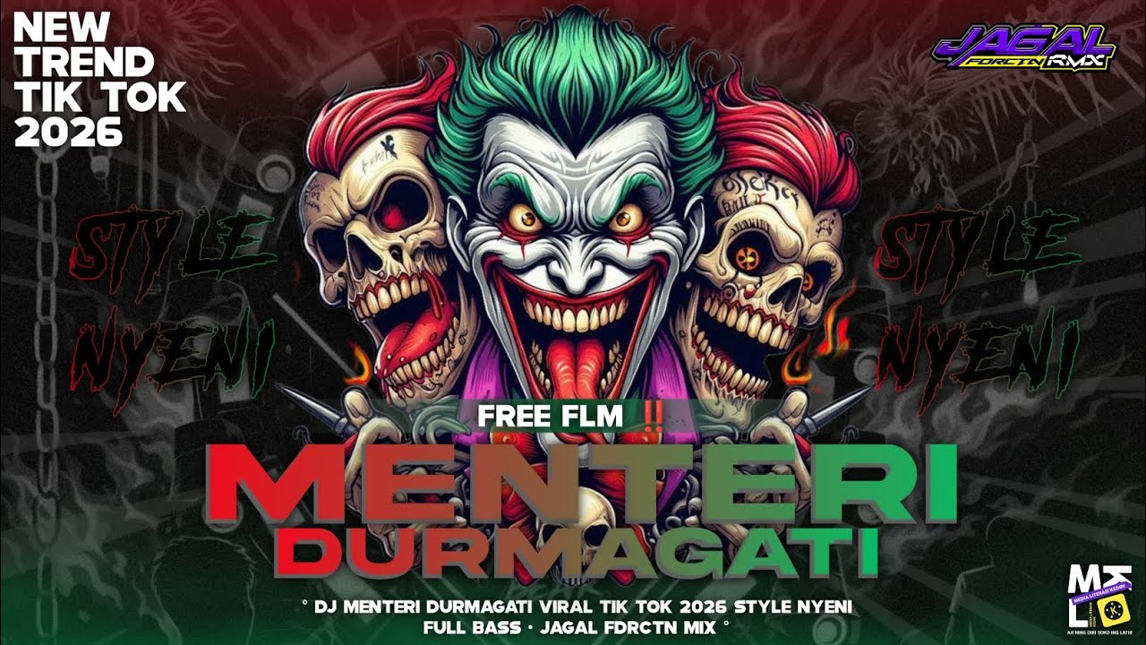 FREE FLM ‼️ DJ MENTERI DURMAGATI PARTY NYENI 2026 FULL BASS POKOK E • JAGAL FDRCTN Mix