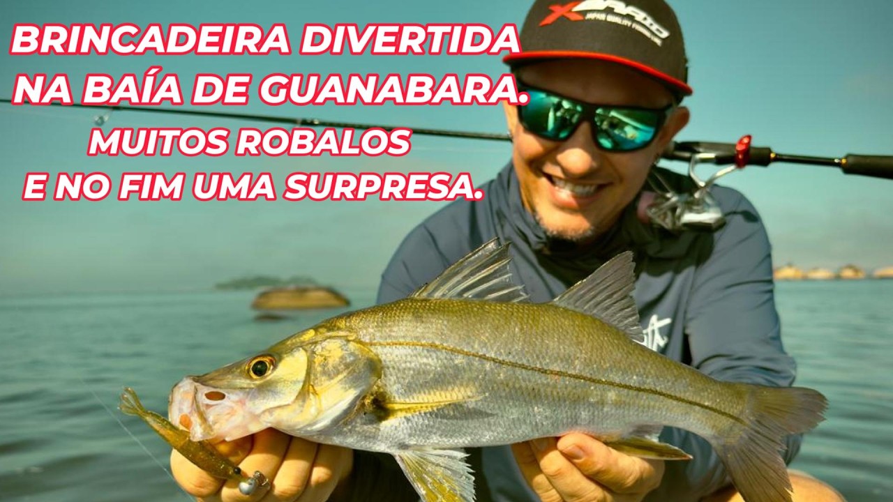 PESCARIA DIVERTIDA NA BA&Iacute;A DE GUANABARA.