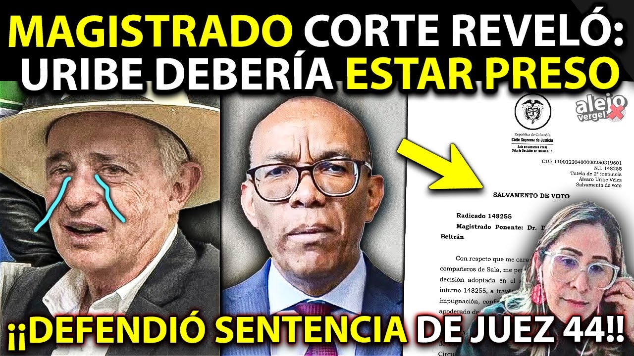MAGISTRADO SOLTÓ TODO: URIBE DEBERÍA estar PRESO. Defendió a Jueza Heredia. Uribismo la Persigue