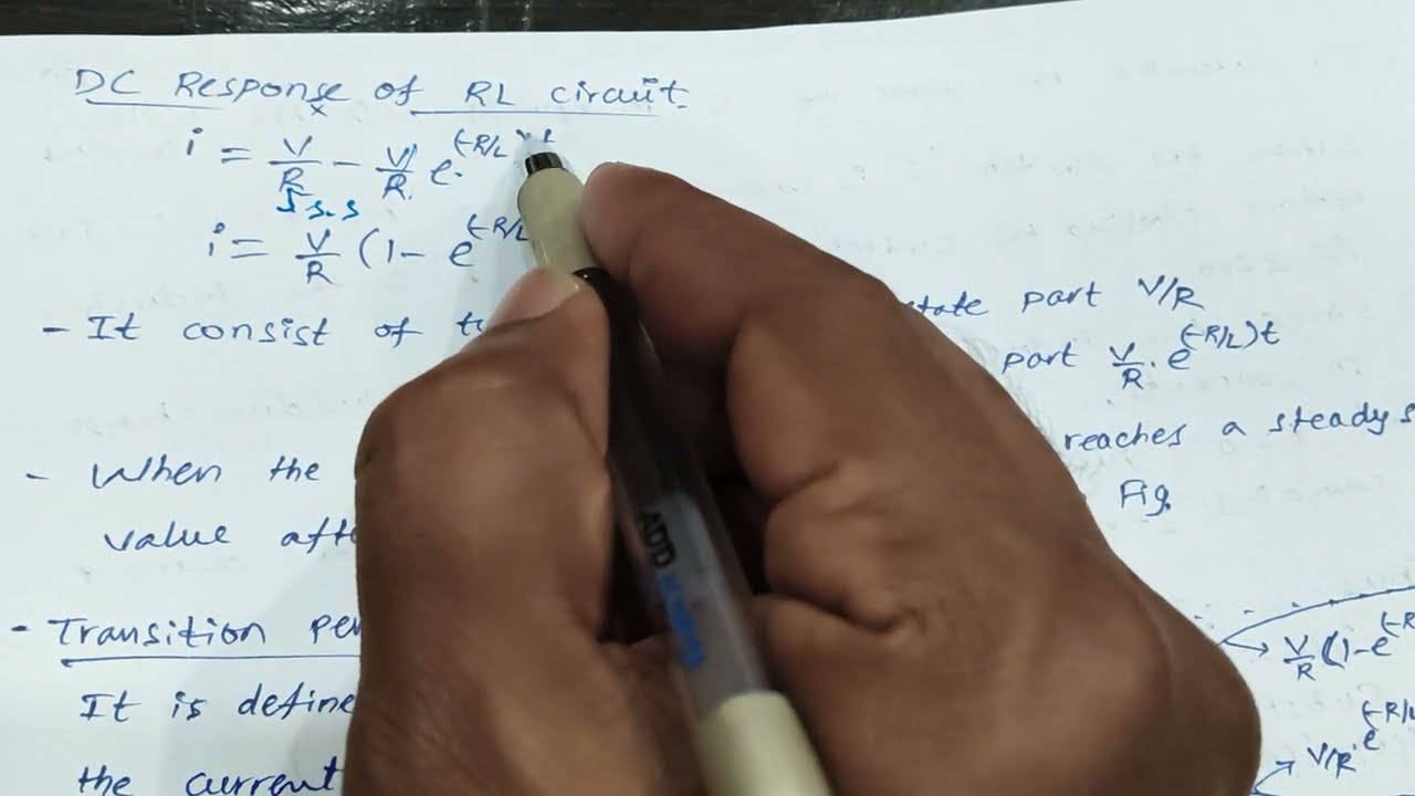 L2_NT-II_Transients_DC Response of RL Circuit Part-2 & Problem 