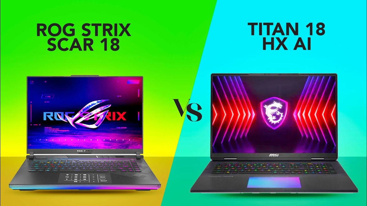 Asus ROG Strix SCAR 18 vs Msi Titan 18 HX AI – Best 5090 Laptop!?