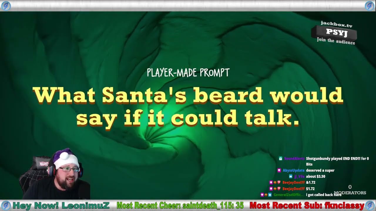 12-19-25 Christmas Jackbox 2025 Beejay Crowned King of Christmas