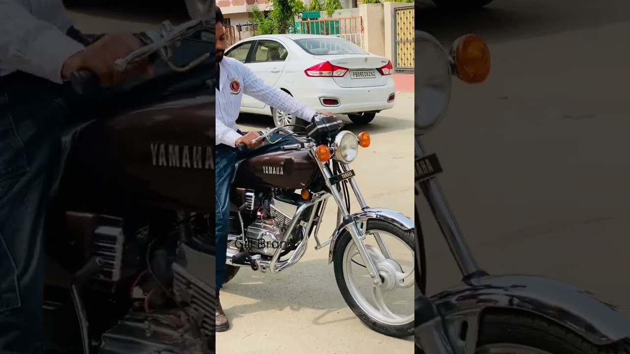 Only one in Jalandhar Gill Brand king of Yamaha #yamaha #rx100yamaha #yamahaking #automobile
