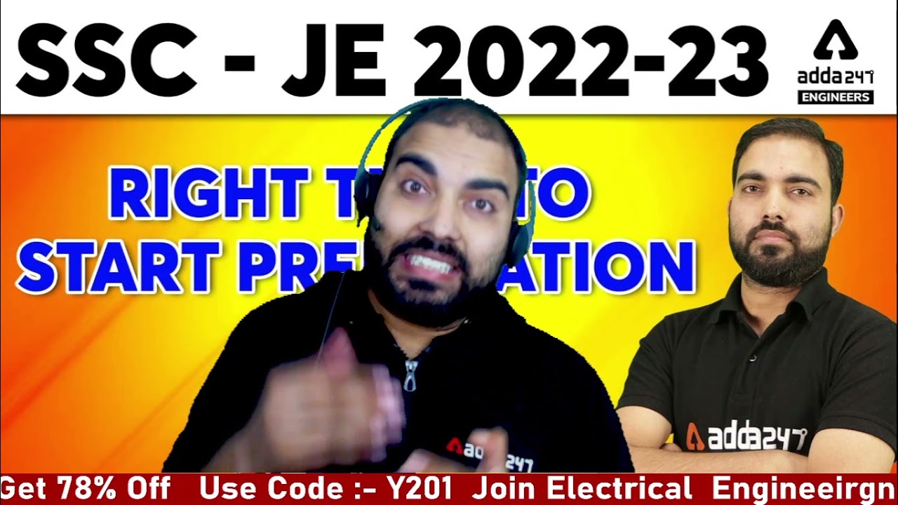 Right time for SSC JE 2021-22 / Notification ayega / must watch important point