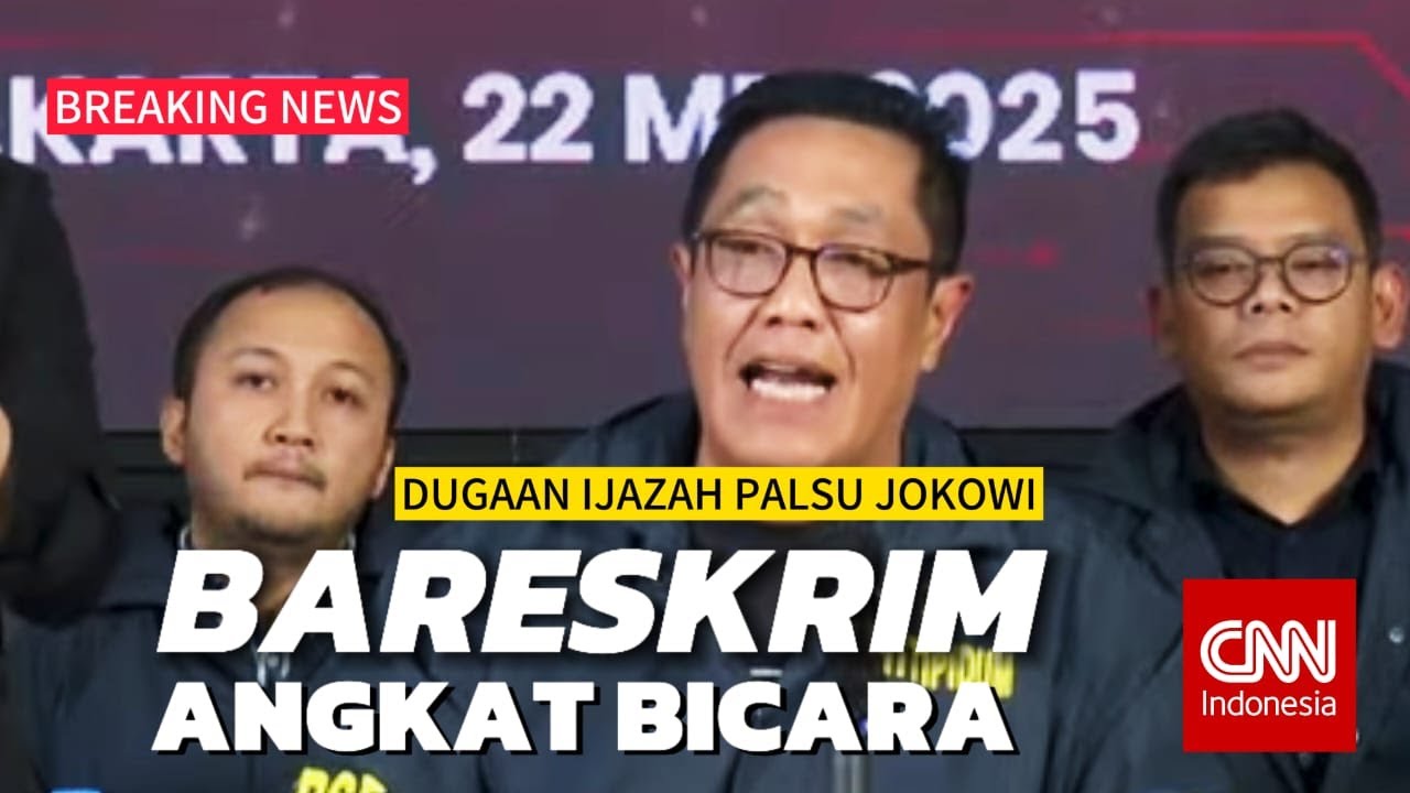 BREAKING NEWS | Hasil Penyelidikan Bareskrim Polri: Ijazah Jokowi Asli