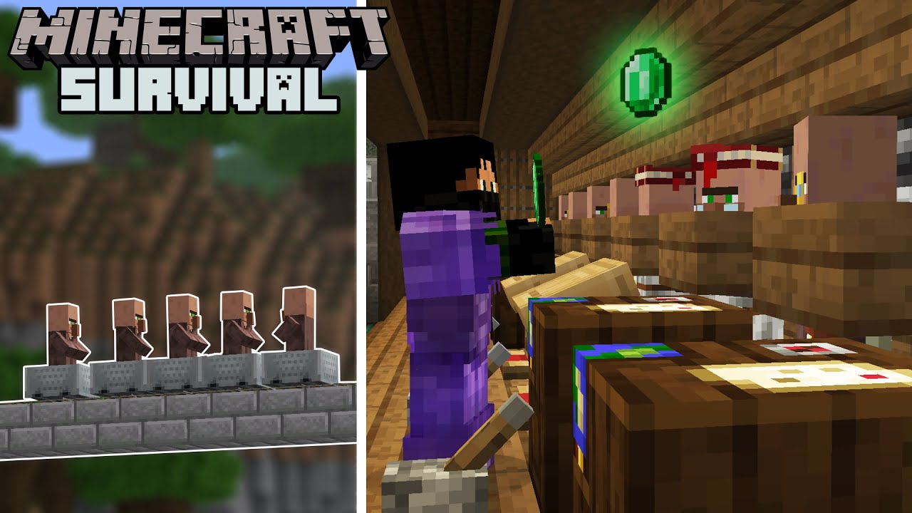 EASY EMERALDS from Villager Trading! - Minecraft 1.19 Survival | Episode 35