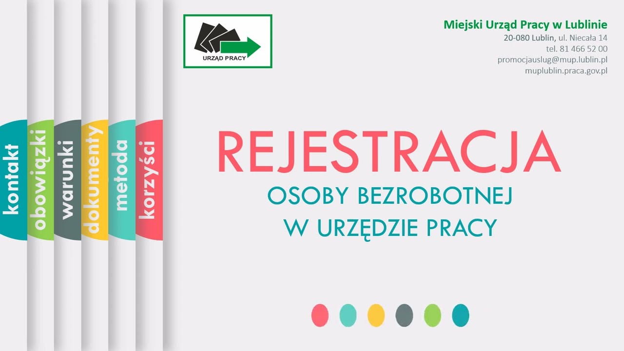 Rejestracja osoby bezrobotnej w urzędzie pracy - Miejski Urząd Pracy w Lublinie