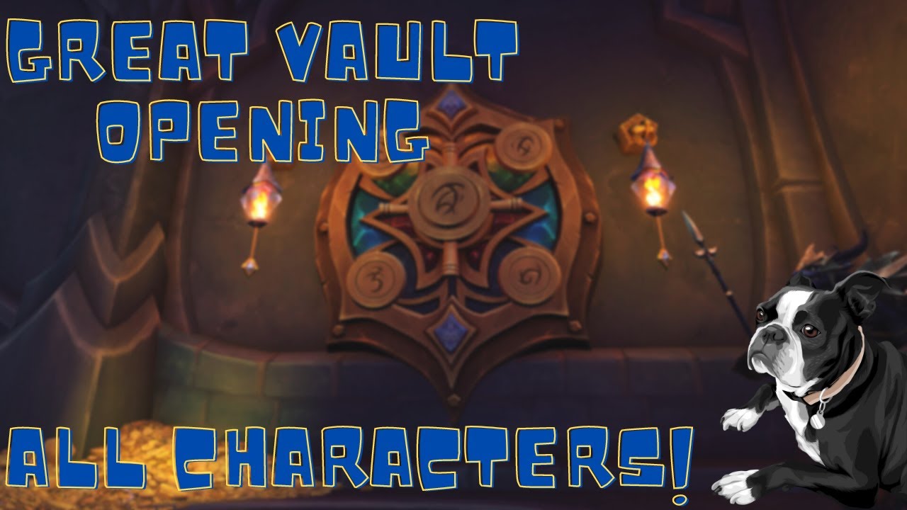 Great Vault Opening On All My Characters | WoW Dragonflight 10.1