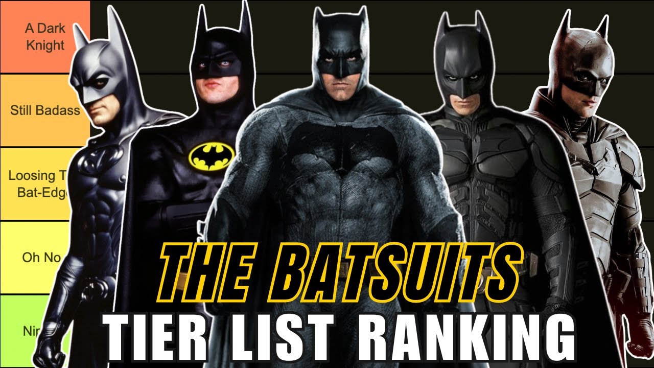 Live Action Batsuits Tier List | 1989-2023
