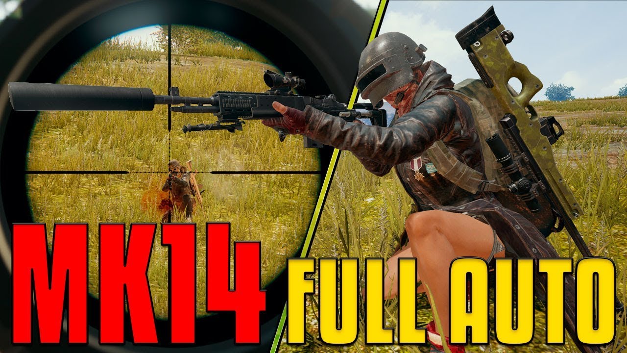 MK14 Full Auto And AWM - 22 Kill 1st Person | PUBG