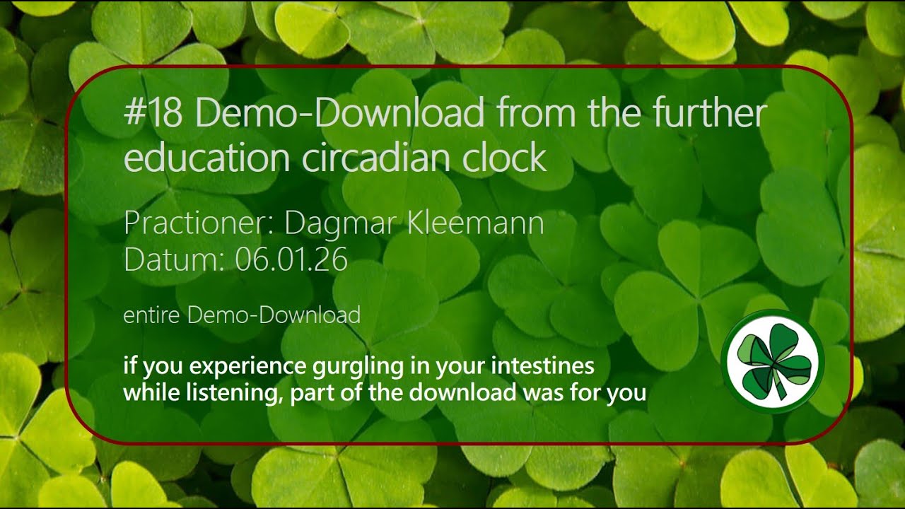 Demo-Download (circadian clock) | Dagmar Kleemann #18