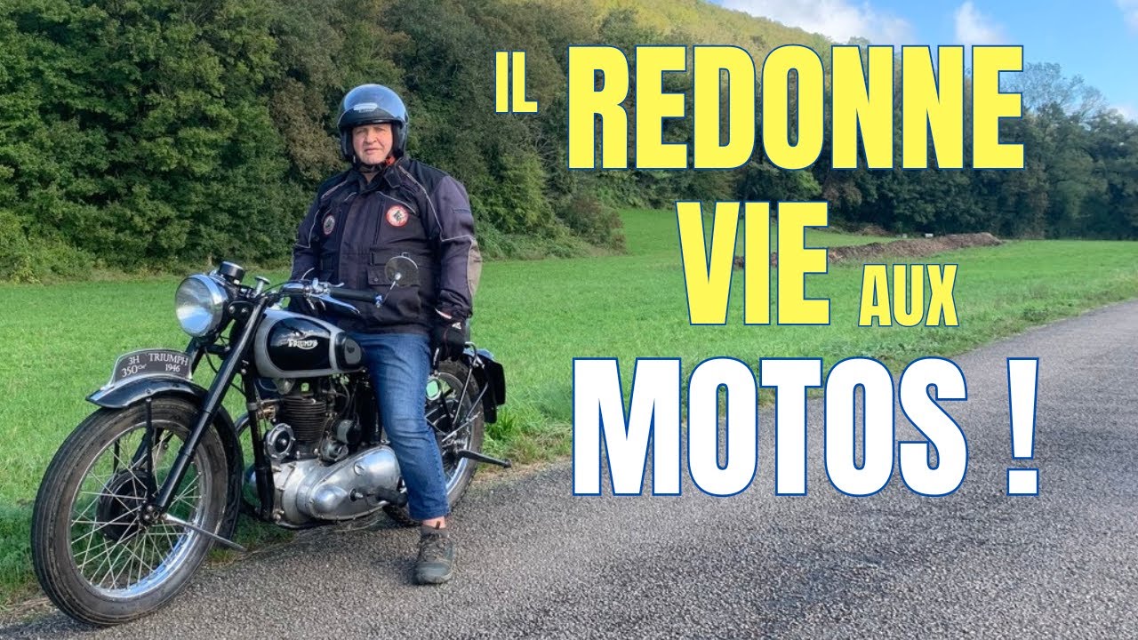 Triumph, Norton, Bmw... Yves Restaure des Épaves ou des Motos Vouées à la Destruction !