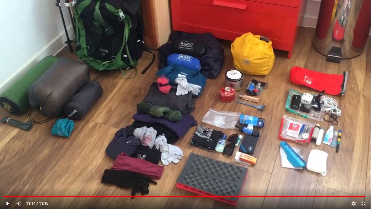 PCT 2018 Gear List 13.5lb Base Weight