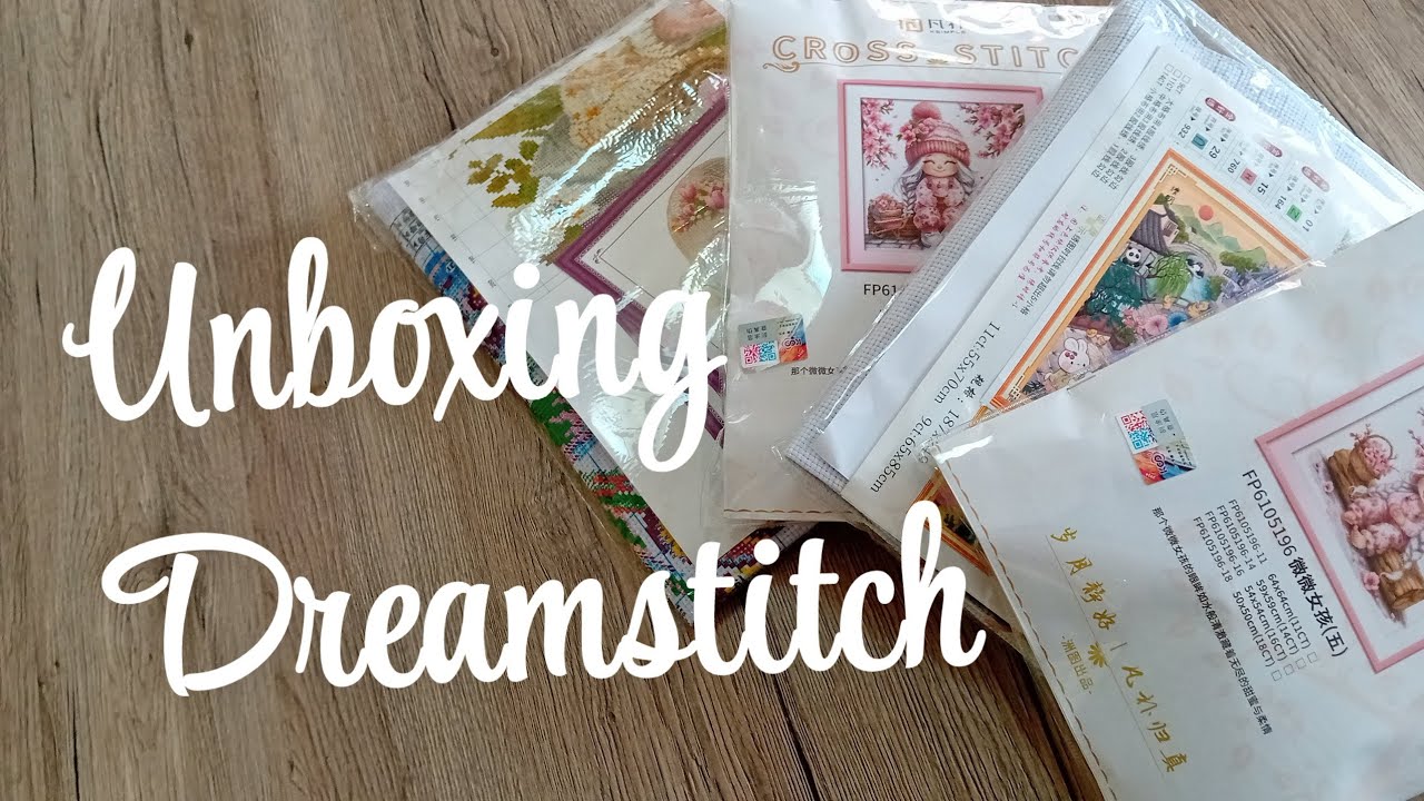 Unboxing #dreamstitch Encore un beau craquage 🥰#pointdecroix #crossstitch
