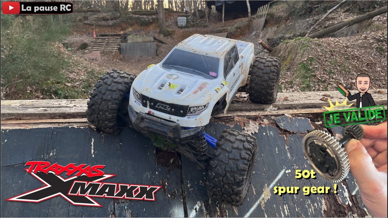 Traxxas XMaxx 8s - Couronne 50T & 1er bilan du XMaxx !