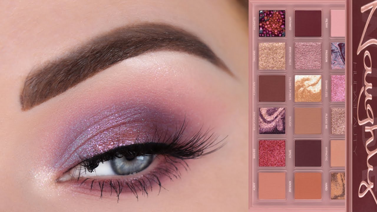 Палитра теней Huda Beauty Naughty Nude | 12 дней обучающих материалов
