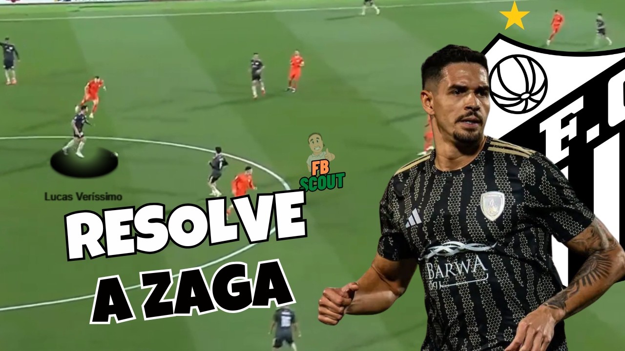 LUCAS VERÍSSIMO VEM PARA RESOLVER A VIDA DO SANTOS: VEJA COMO VEM JOGANDO O ZAGUEIRO