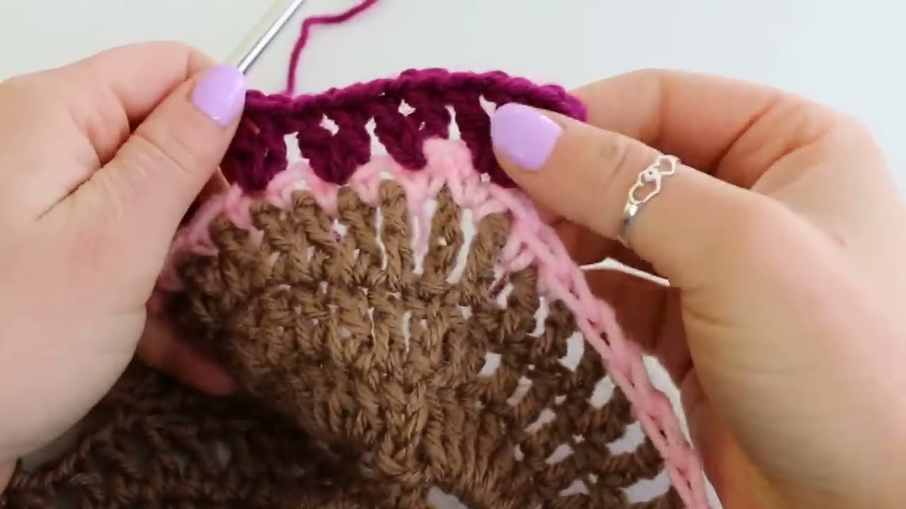 How To Add A V Stitch Border On A Virus Blanket