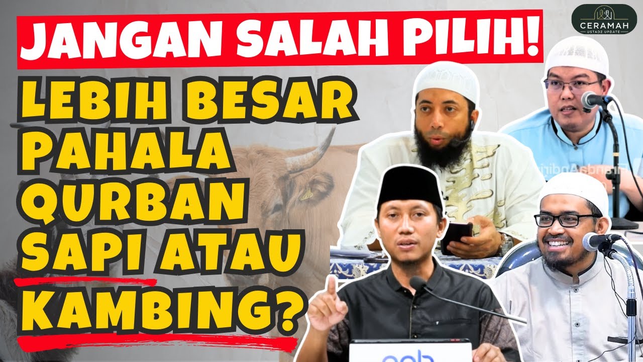 Mana Lebih Utama: Kurban Sapi Patungan atau Kambing Sendiri? | Kajian Islam Ustadz Firanda Andirja