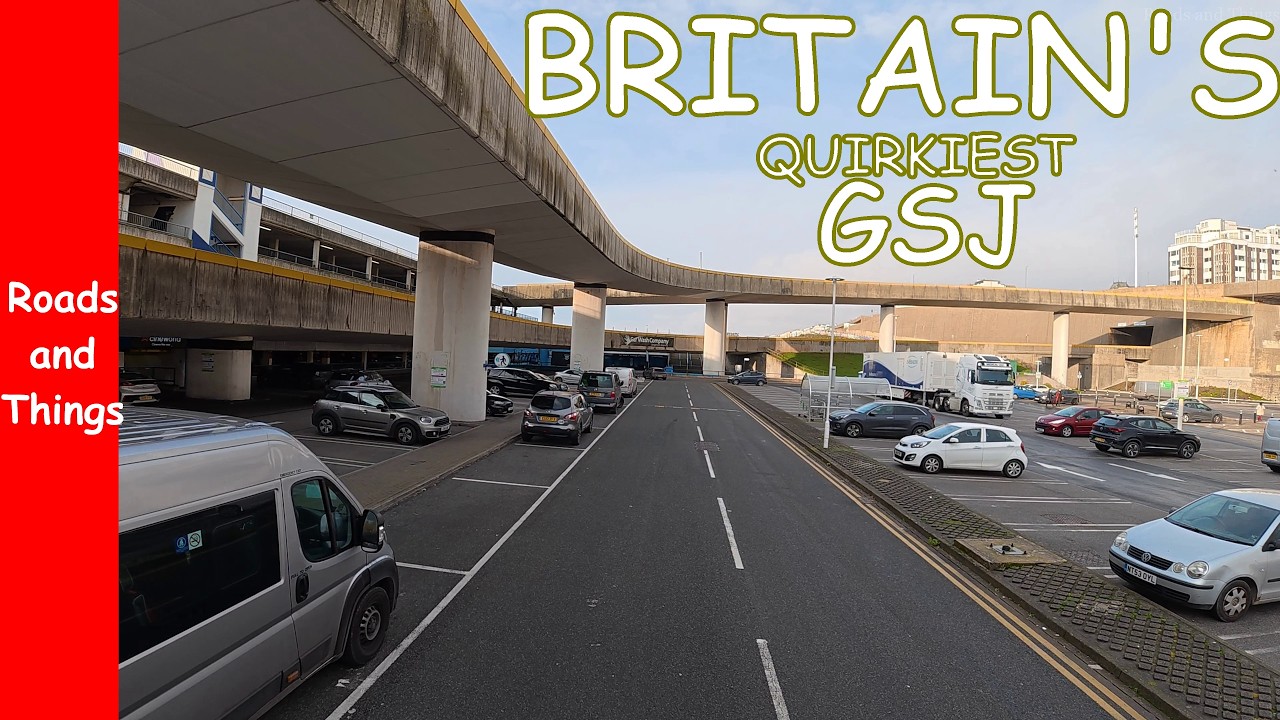 A259 Brighton Marina,  East Sussex. If you've never visited and like roads this  is VERY interestng