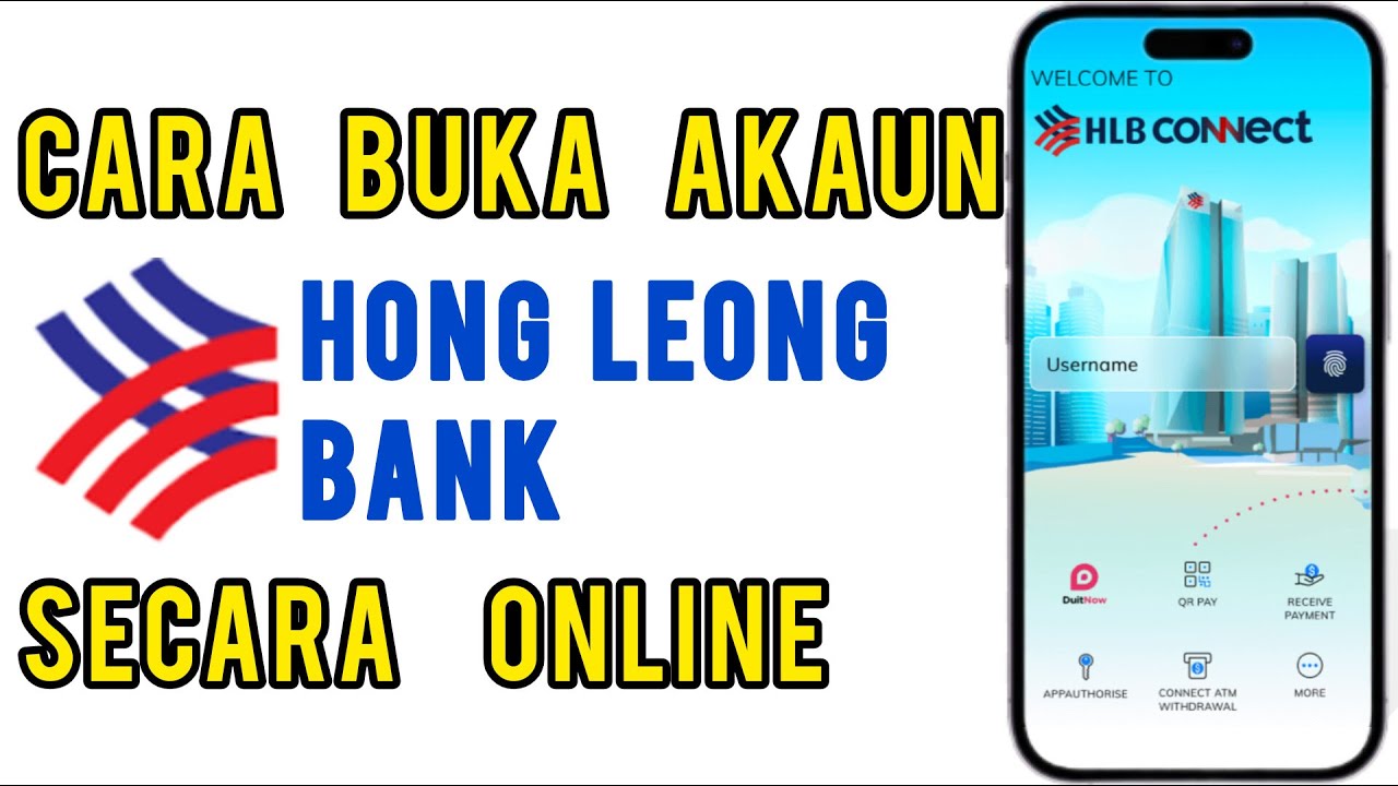 Cara buka Akaun Hong Leong Bank Online