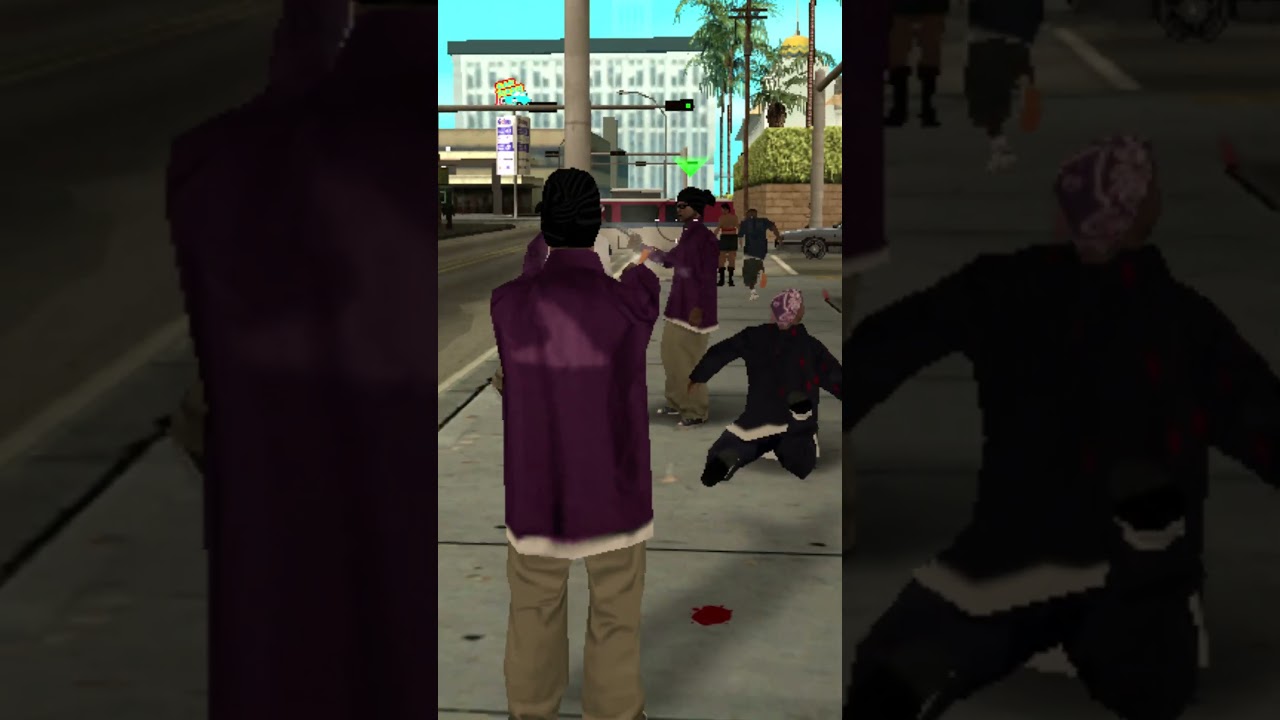 CJ превратился в члена Ballas