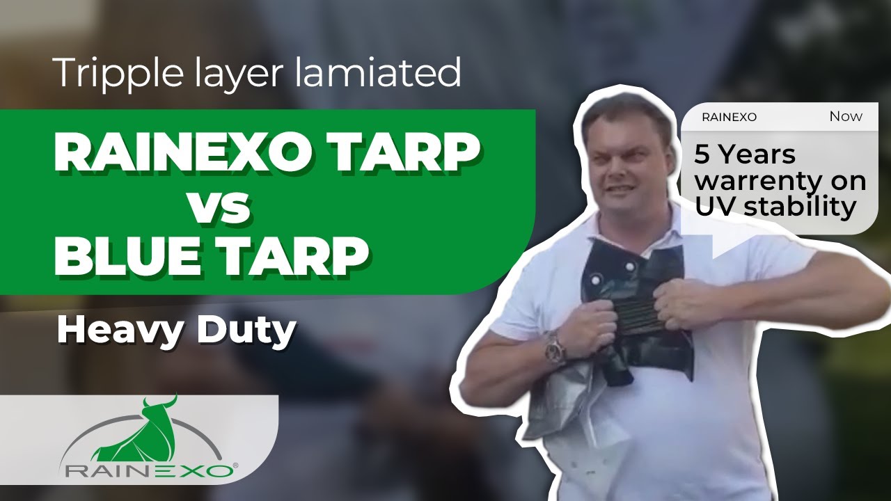 BEST HEAVY DUTY TARP  | RAINEXO TARP vs. BLUE TARP
