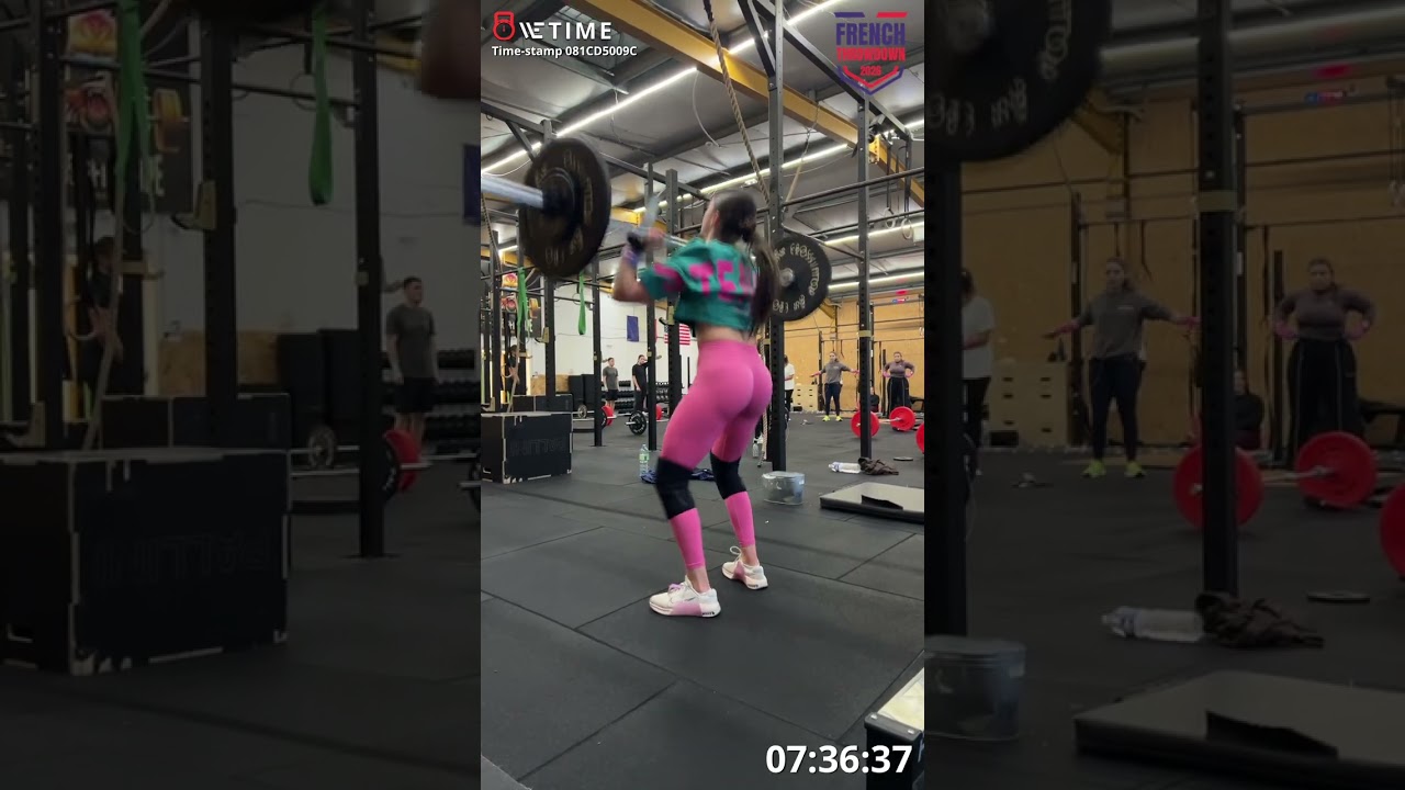 Qualifications French Trowdown Esther Lardin, team HOPE Wod 1