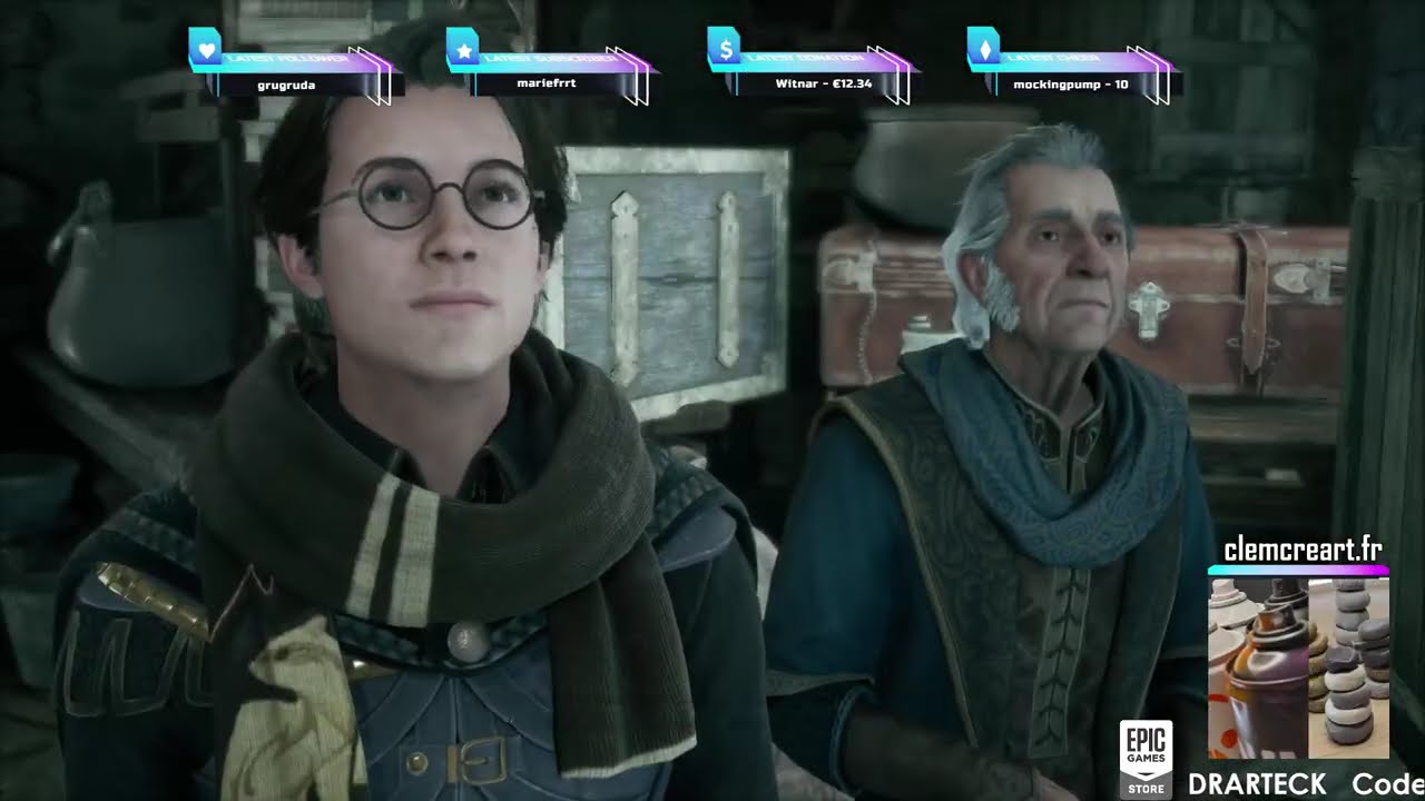 Let's Play Hogwarts Legacy : Première des quatre épreuves et vol en balais ! #6