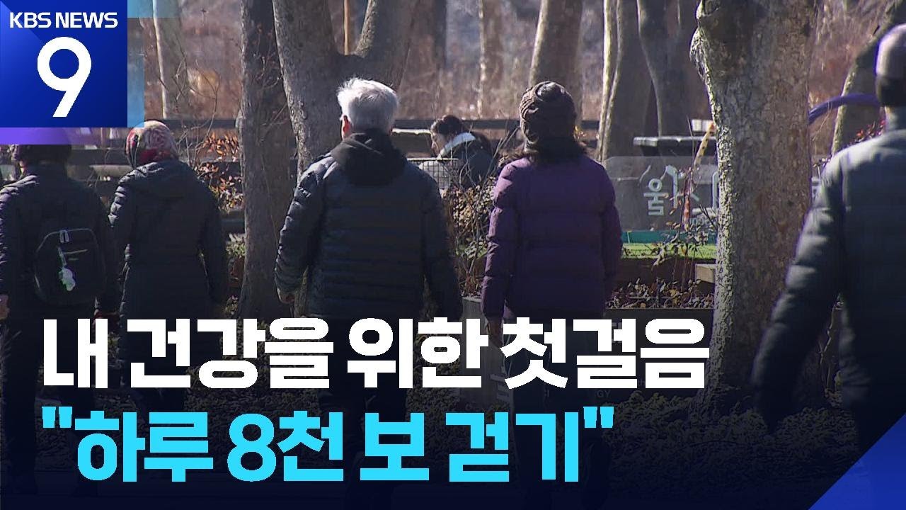 막막했던 WHO 운동 권고…“하루 8천 보 걸으세요” [9시 뉴스] / KBS  2026.02.14.