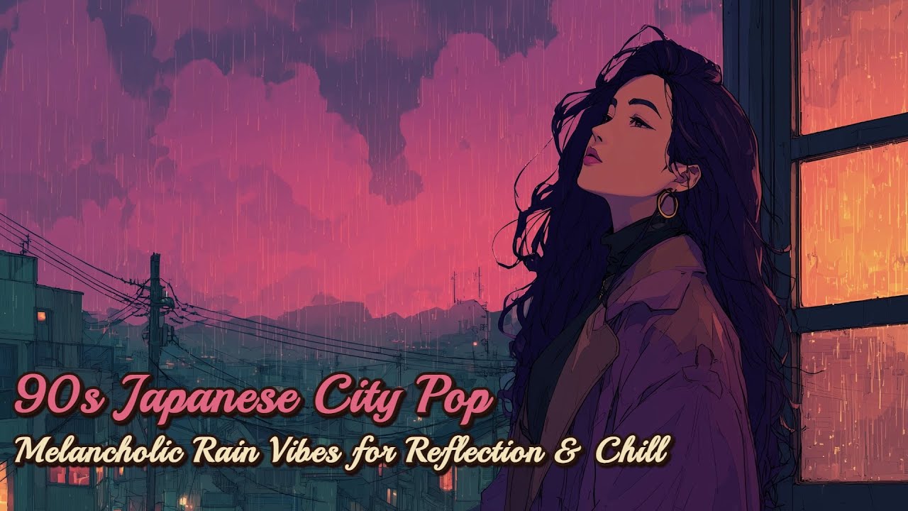 90s Japanese City Pop - Melancholic Rain Vibes for Reflection & Chill [80 min]
