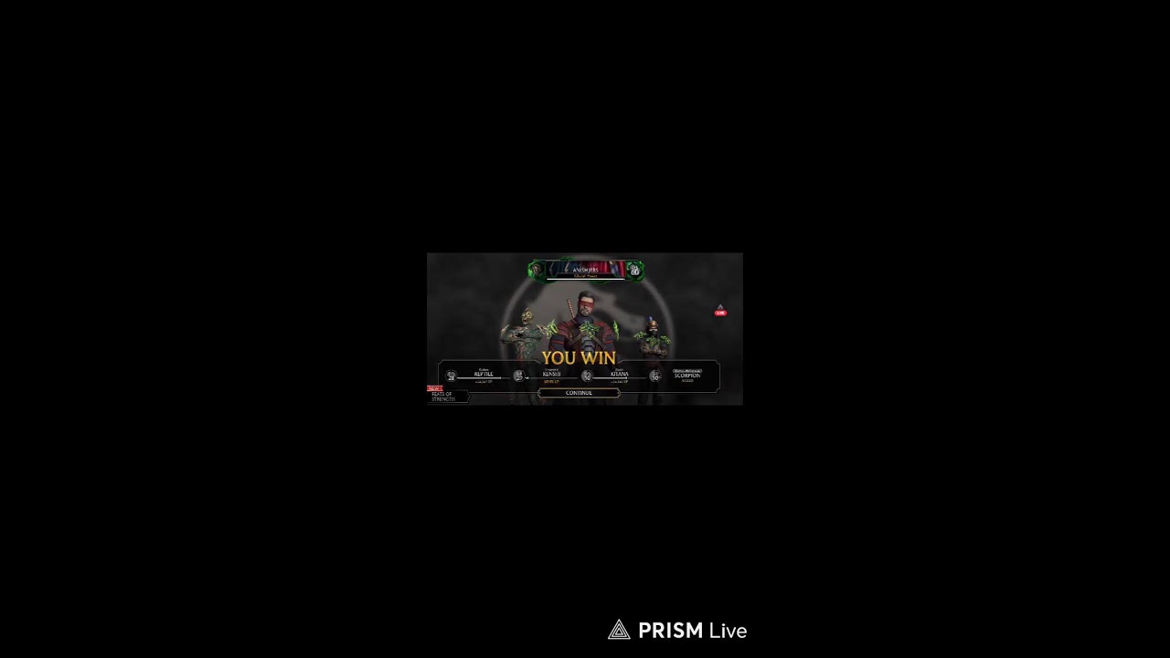 Live streaming MORTAL KOMBAT mobile game