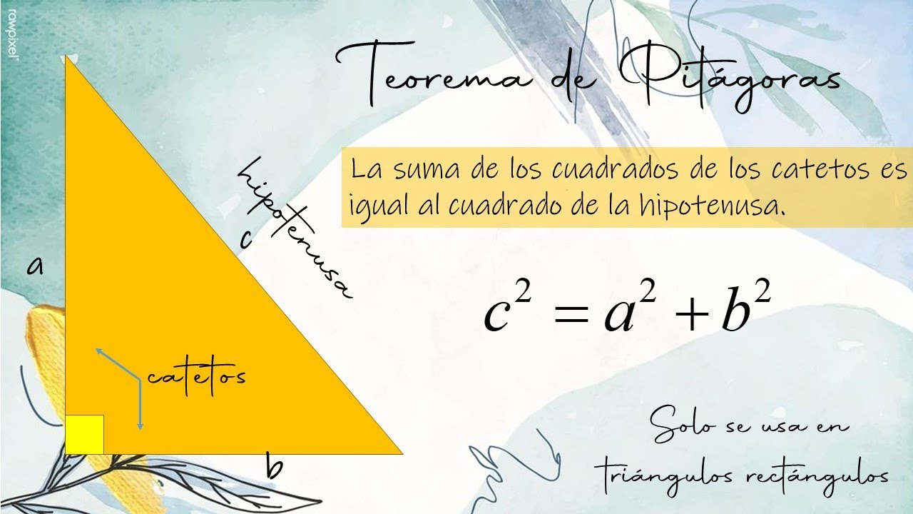 Teorema de Pitágoras y medias proporcionales